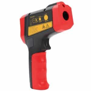 Uni-T UT302A+ Colour LCD Infrared Thermometer with a temperature range of -32°C to 700°C. Features a colour display for easy temperature readings.
