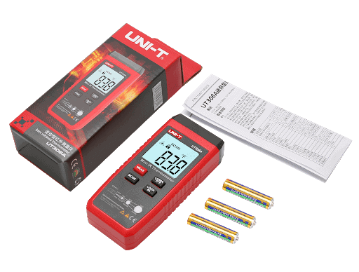 Uni-T UT306A Mini IR Thermometer. A compact, non-contact infrared thermometer for quick temperature measurements.