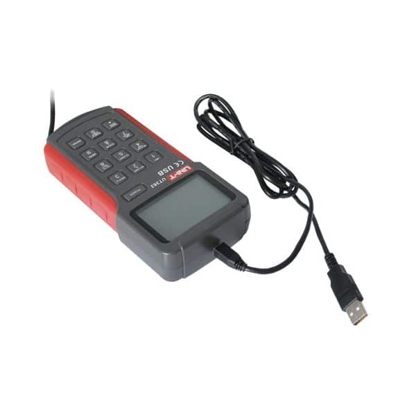 Uni-T UT362 Professional Anemometer Wind Speed Meter. A handheld device for accurately measuring wind speed and temperature in various applications.
