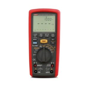 Uni-T UT505B Handheld Insulation Resistance Tester, 1000V True RMS. A portable and reliable tester for measuring insulation resistance in electrical systems.