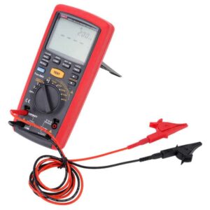 Uni-T UT505B Handheld Insulation Resistance Tester, 1000V True RMS. A portable and reliable tester for measuring insulation resistance in electrical systems.