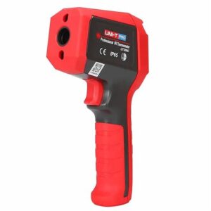 UT309C Handheld Dual IR Laser Professional Infrared Thermometer Range -35C-600C High and Low-Temperature Alarm Function