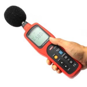 Uni-T's UT352 Sound Level 30~130dB Meter has auto range and data storage function, with high/lower alarm, analogue outputs and condenser microphone. The UT352 takes sound measurement to the next level.